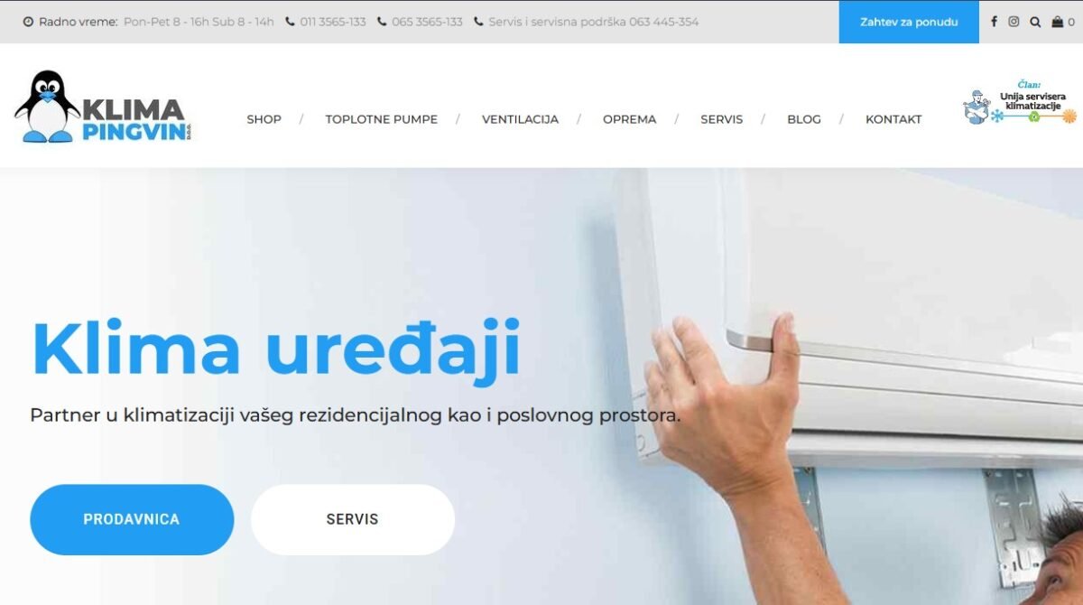 Kako podesiti Pingvin klimu da hladi